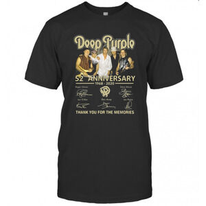 Deep Purple 52Nd Anniversary 1968 2020 Signatures T-Shirt 1